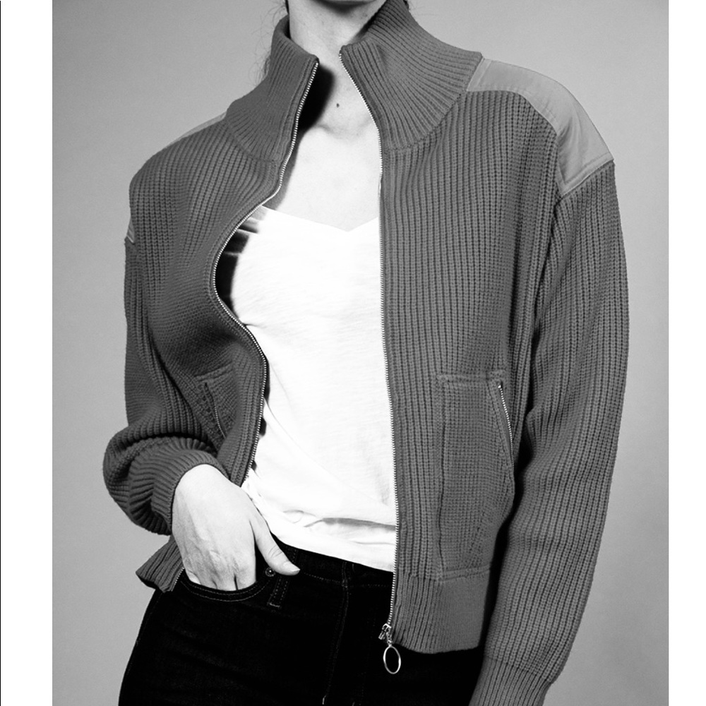 OST Apparel Zip Front Sweater - Picture 2 of 6